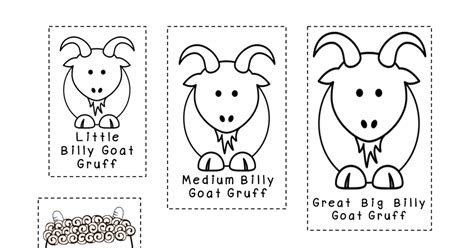Three Billy Goats Gruff Printables Pdf